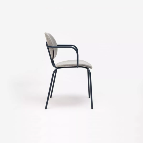 tienda online silla tapizada gris