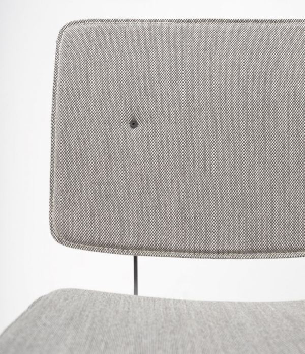 tienda online silla tapizada gris claro giratoria